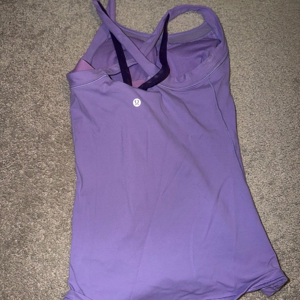 lululemon athletica Lavender Tank Top